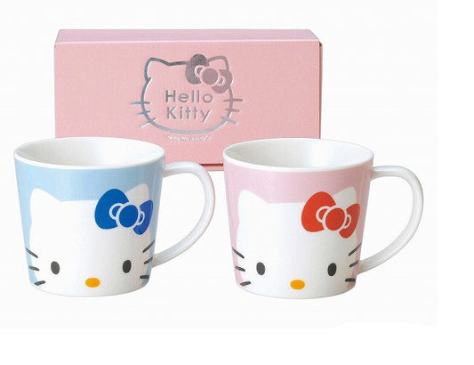 Hello Kitty Face Pair Mag Cups Set